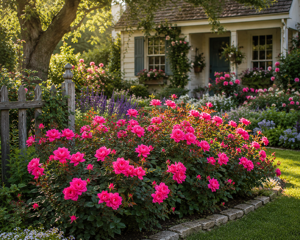 Pink Double Knock Out® Rose